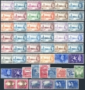 Peace 1946 omnibus of 164 MNH stamps