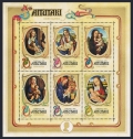 Aitutaki 104-109, 109a sheet