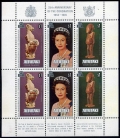 Aitutaki 166 sheet, 166d sheet