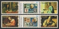 Aitutaki 176-181a strips, 182 af sheet