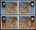 Aitutaki 382-385a pairs, 386 sheet