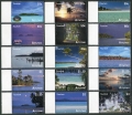Aitutaki 547-561, 561a sheet