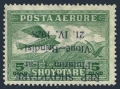 Albania C15a inverted no gum