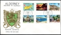 Alderney 1-12 two FDC