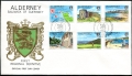 Alderney 1-12 two FDC