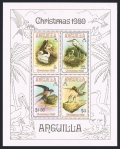 Anguilla 398-401, 401a sheet mlh