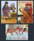 Australia 1005-1007, 1008 ae sheet mlh