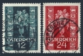 Austria 388-389 used