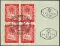 Austria B297 pane /4 FDC