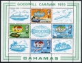 Bahamas 303-306, 306a sheet