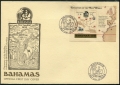 Bahamas 640-643, 644 2 FDC