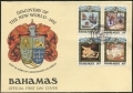 Bahamas 663-666, 667 FDC