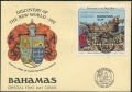 Bahamas 663-666, 667 FDC