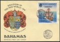 Bahamas 725-728, 729 2 FDC