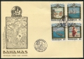 Bahamas 749-752 FDC