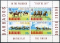 Barbados 312-315, 315a sheet