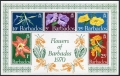 Barbados 348-352, 352a sheet