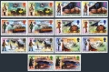 Barbuda 148-154 ab pairs, 155 sheet