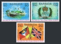 Barbuda 302-304, 304a sheet