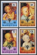 Barbuda 409-412, 412a sheet