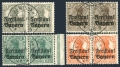 Germany Bavaria 176-179 pairs, used