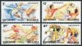 Bulgaria 3546-3549, 3550 ab sheet