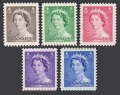 Canada 325-329 mnh/mlh