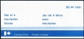 Canada 890-893a 4 blocks/P.O pack