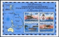 Cocos Islands 210 ad strip, 210e sheet