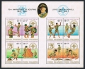 Cook Islands 700-703 ab, 704 sheet