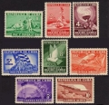 Cuba 332-336, C22-C23, E9 mlh