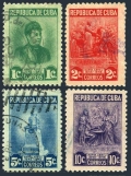 Cuba 410-413 used