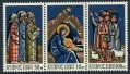 Cyprus 375-377a strip