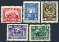 Czechoslovakia 288-292 mnh-