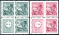 Czechoslovakia B150-B151 blocks 3/abel