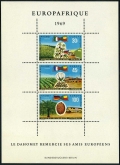 Dahomey  262-263, C105, C105a sheet
