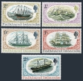 Falkland Islands 192-196 damaged gum