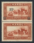 French Morocco 176a pair