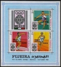 Fujeira 299A-299A Bl.E9A sheet