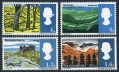 Great Britain 454-457, 454p-457p phosphor