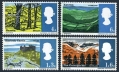 Great Britain 454-457, 454p-457p phosphor