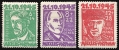 Germany Soviet Zone 12NB1-12NB3 mlh