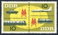 Germany-GDR 661-662a pair mlh