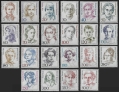Germany 1475-1494A (22 stamps)