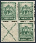 Germany B38 block/3-label