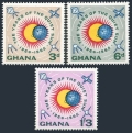 Ghana 164-166, 166a sheet