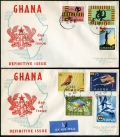 Ghana 48-60, C1-C2 4 FDC