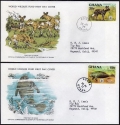 Ghana 621-624 FDC