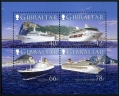 Gibraltar 1052-1055, 1055a sheet