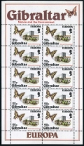 Gibraltar 483-484 sheets mlh